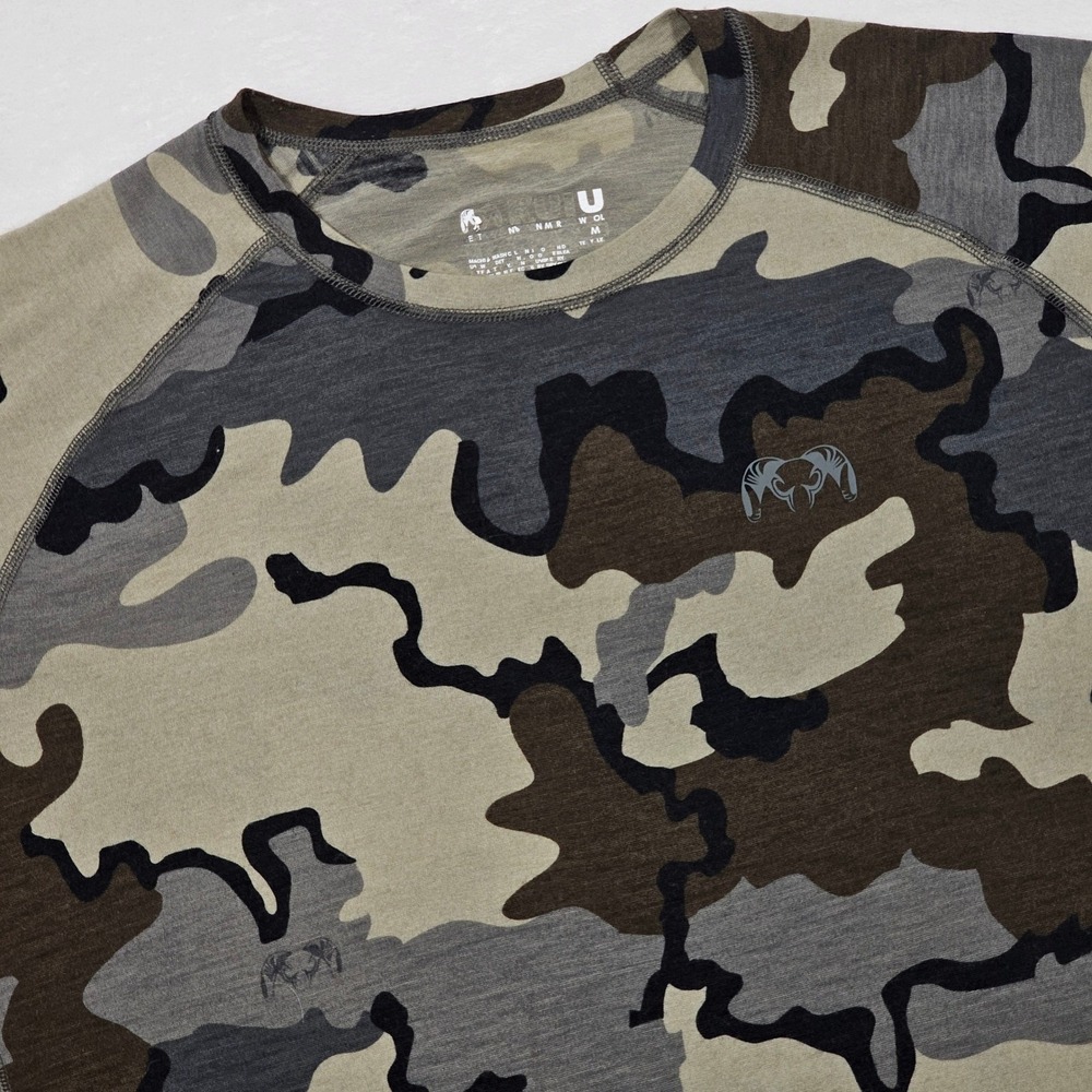 Kuiu ULTRA Merino 125 Shirt Mens M Vias Camo Hunting Base Layer Tactical Outdoor
